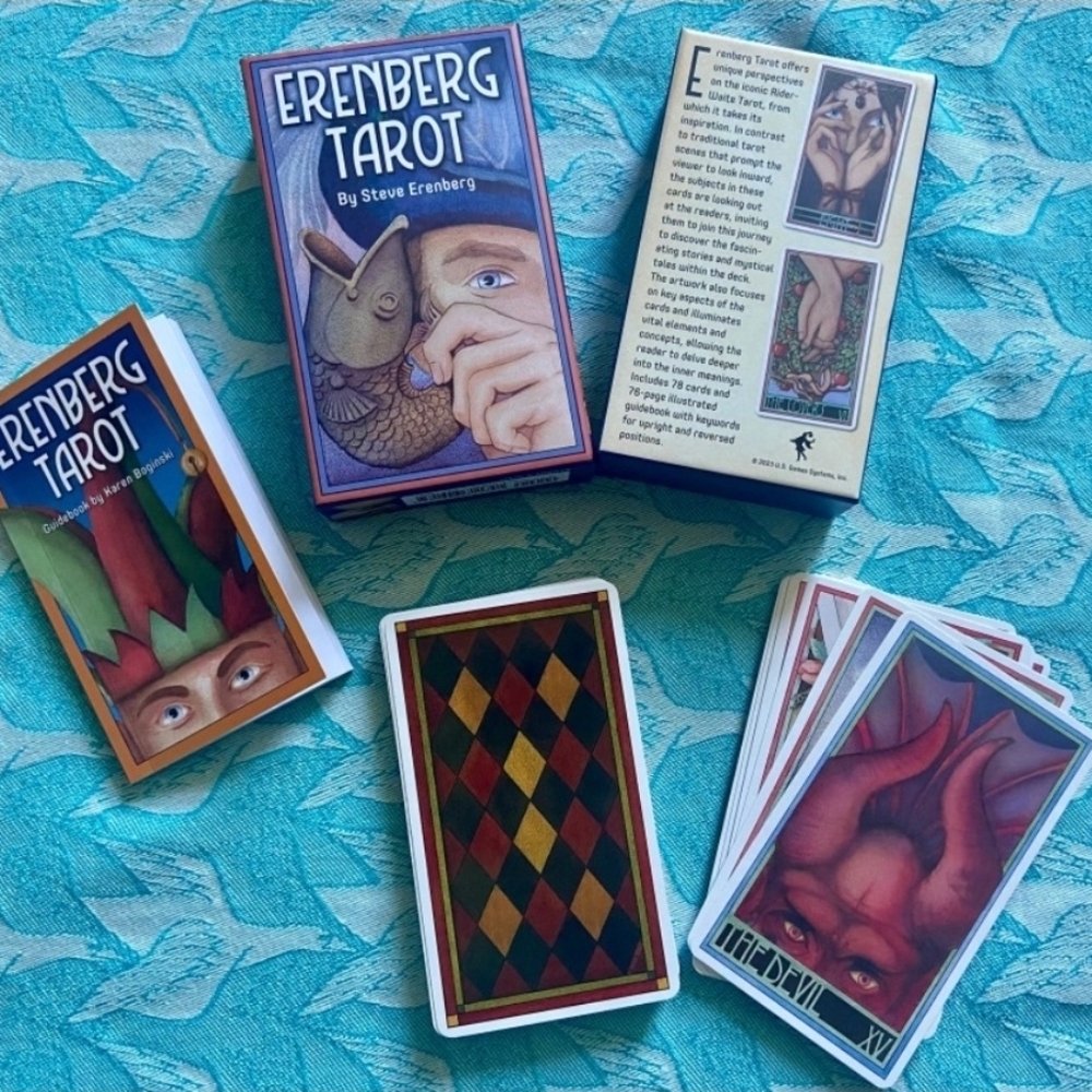 ✨️✨️Erenburg Tarot Deck and Velvet Bag!🔮 78 Card Deck And Book - Picture 11 of 11